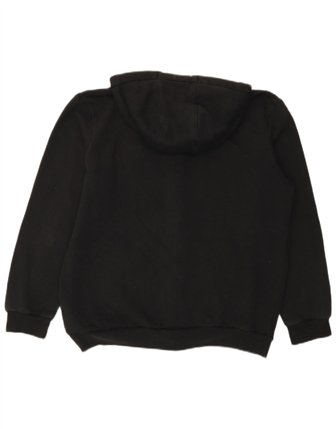 Felpa con cappuccio e zip grafica da uomo Fila XL poliestere nero