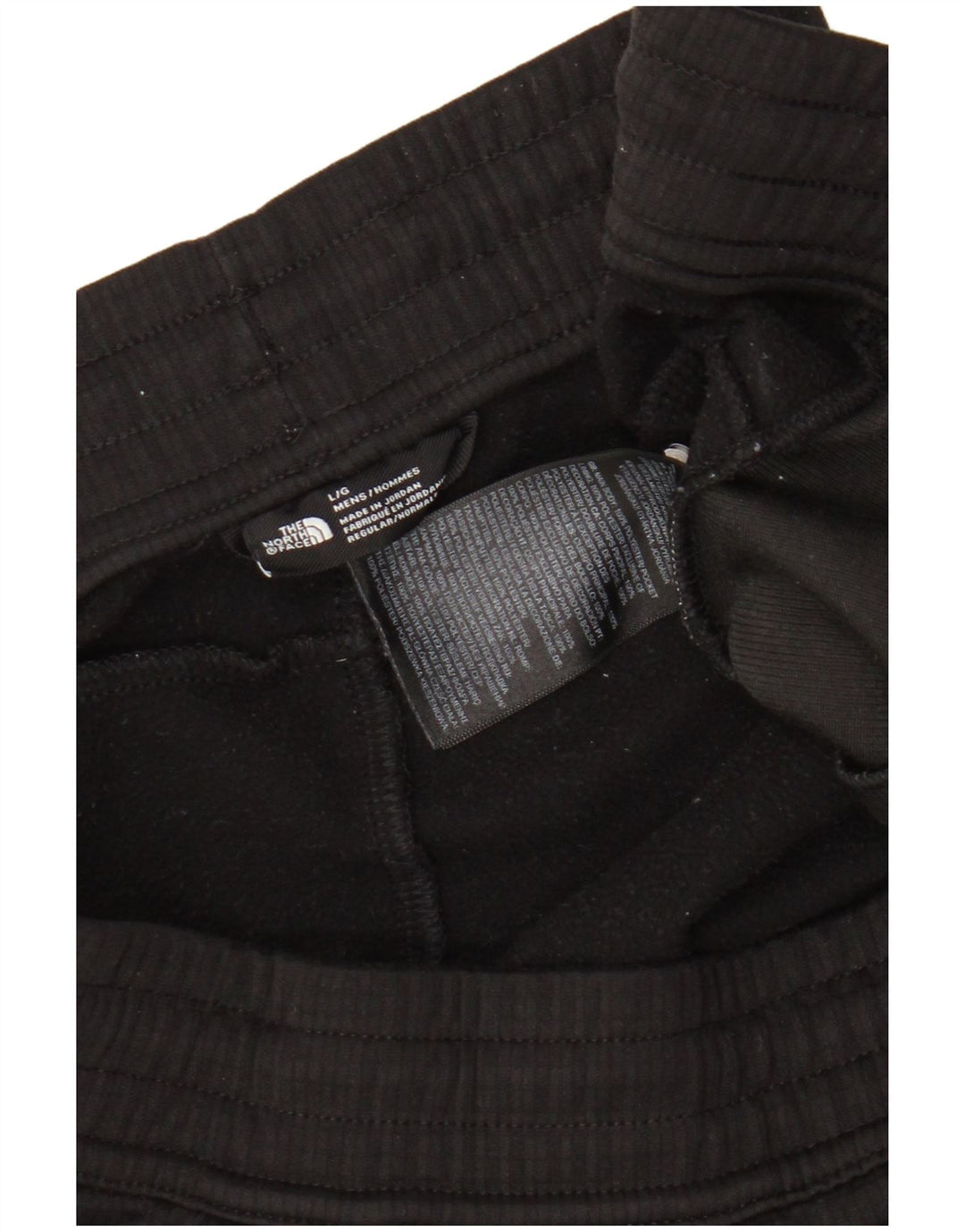 Pantaloncini sportivi grafici da uomo The North Face grandi in poliestere nero