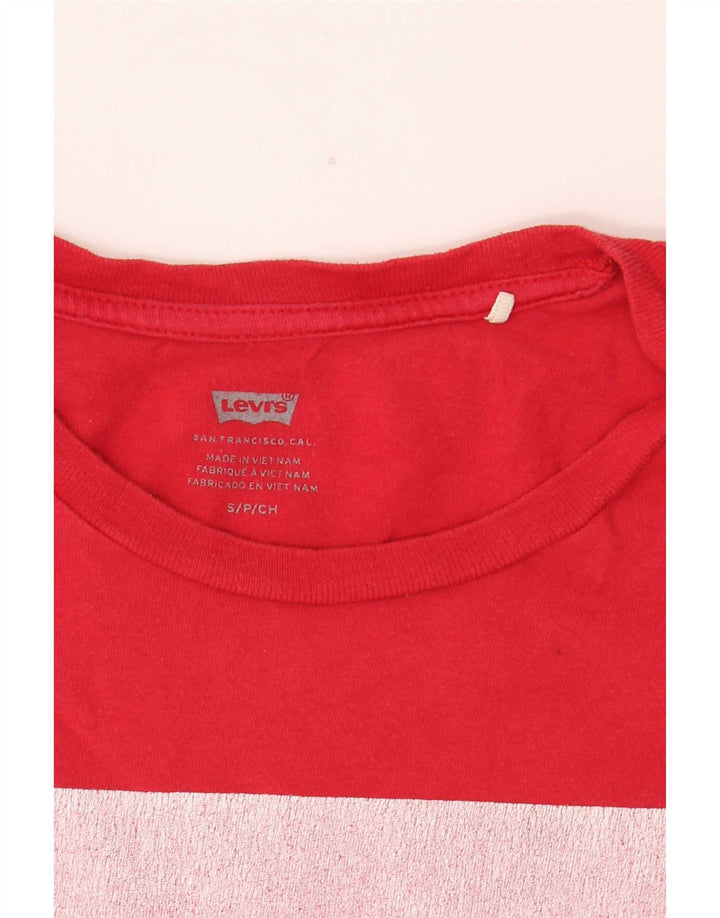 T-shirt grafica da donna Levi's Top UK 10 piccola rossa