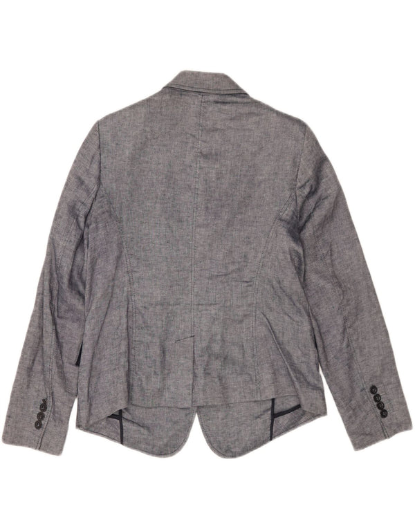 Giacca blazer autografa da donna Marks & Spencer UK 14 grande blu navy