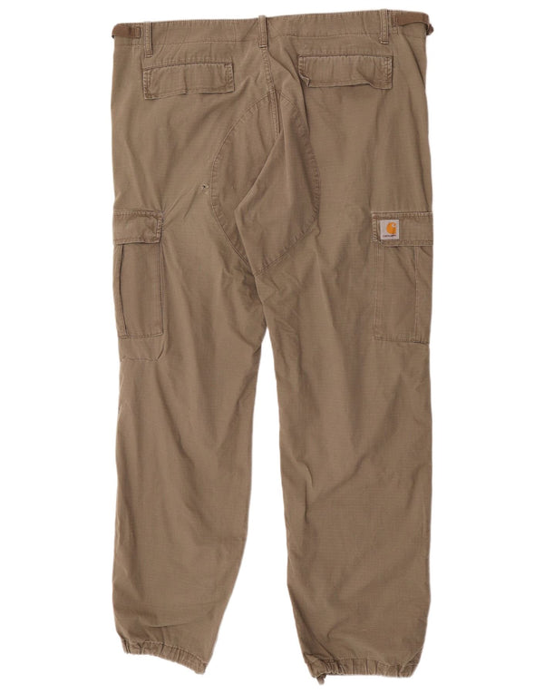 Pantaloni cargo da uomo Carhartt W40 L34 cotone kaki