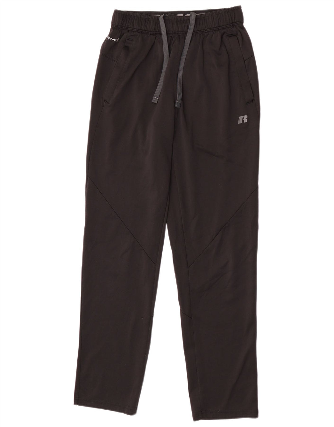 Pantaloni da tuta da uomo Russell Athletic piccoli in poliestere nero