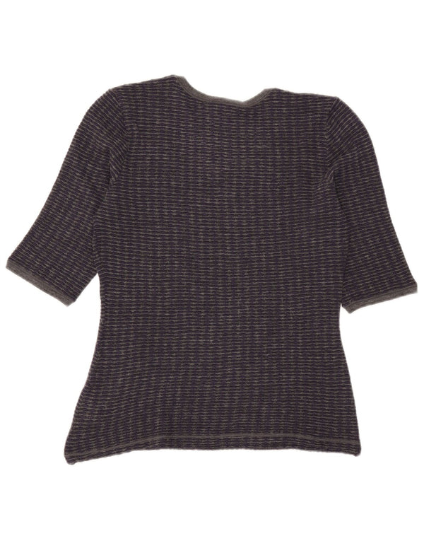 Armani Collezioni Maglione da donna con scollo a barca IT 42 Blu navy medio