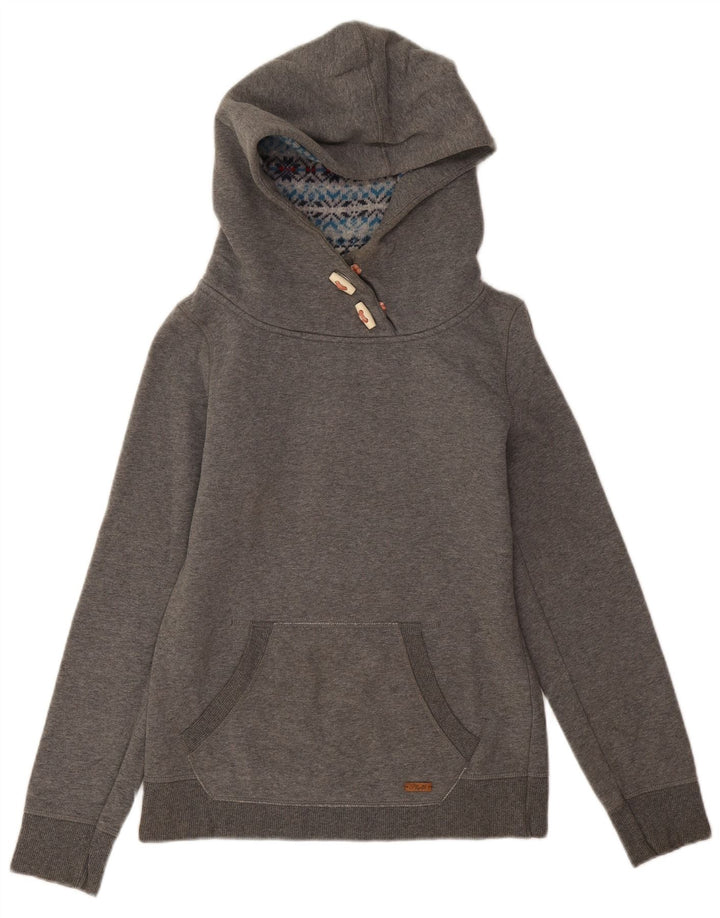 Felpa con cappuccio da donna Playlife UK 10 piccola grigia