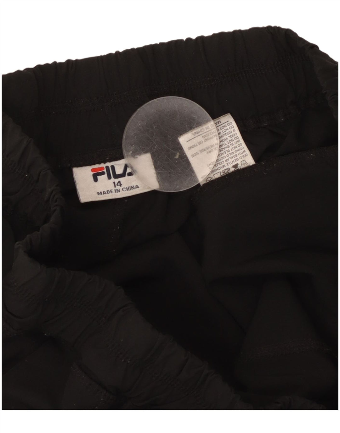 Fila Pantaloni da tuta da donna Joggers UK 14 Large Nero Poliestere