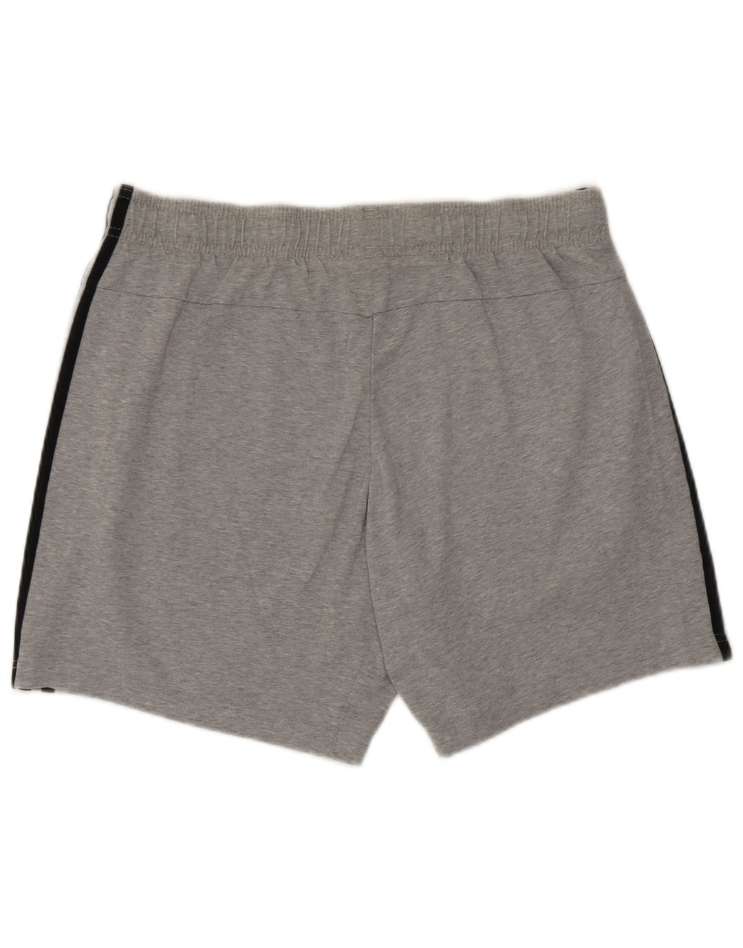 Pantaloncini sportivi da uomo Adidas in cotone grigio medio