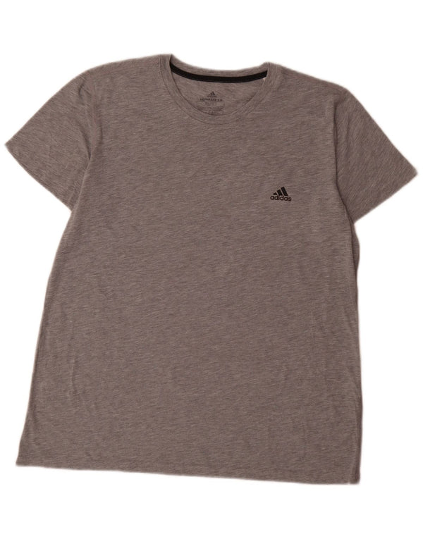 T-shirt da donna Adidas Top UK 18 XL in cotone grigio