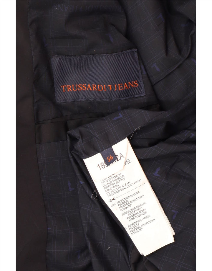Giubbotto Imbottito Uomo TRUSSARDI JEANS IT 56 3XL Nero Poliestere
