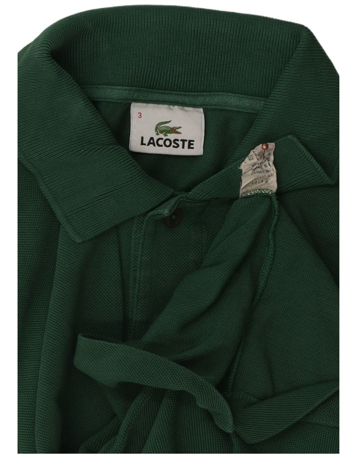 Polo da uomo Lacoste taglia 3 piccola in cotone verde