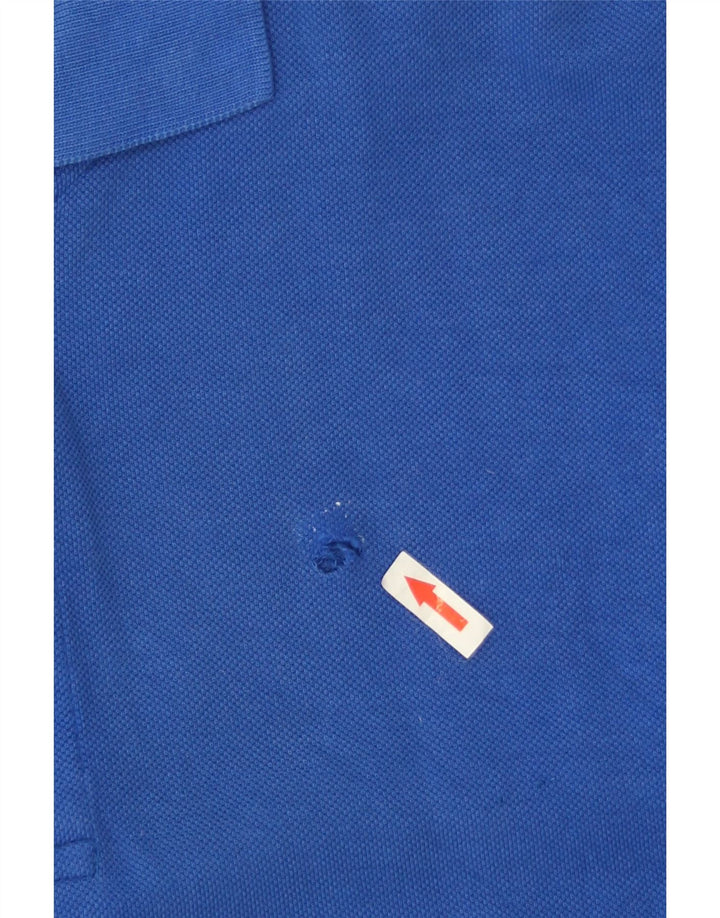 Polo da uomo Fila XL in cotone blu