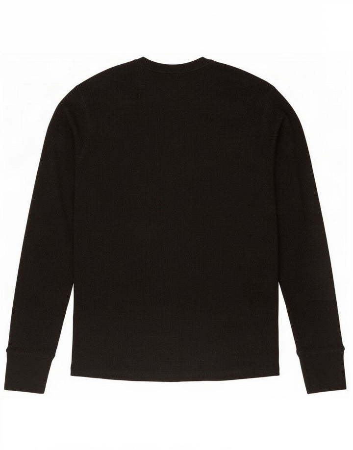 Gap Top grafico da uomo manica lunga cotone nero medio