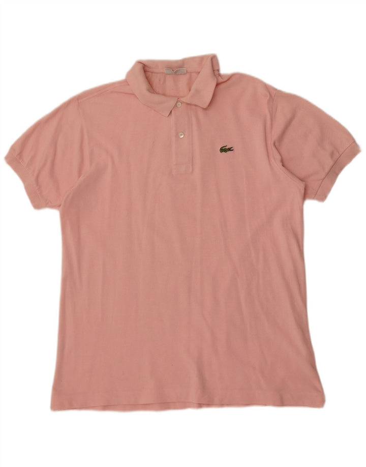 Polo da uomo Lacoste taglia 5 grande in cotone rosa