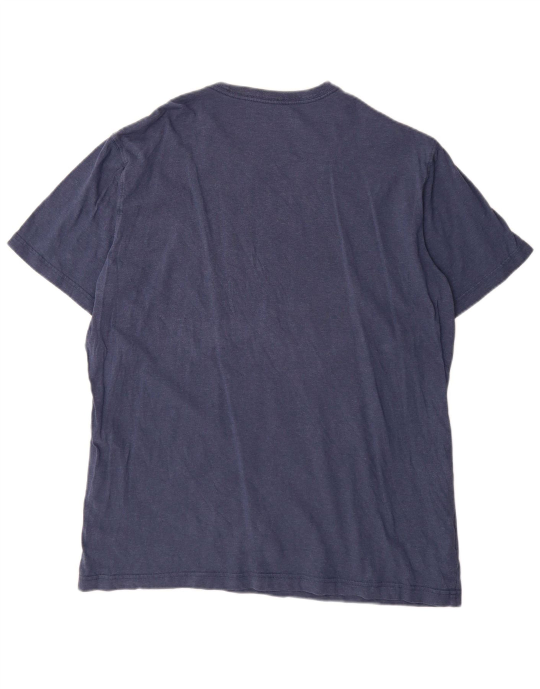 T-shirt alta da uomo Eddie Bauer Top XL in cotone blu navy