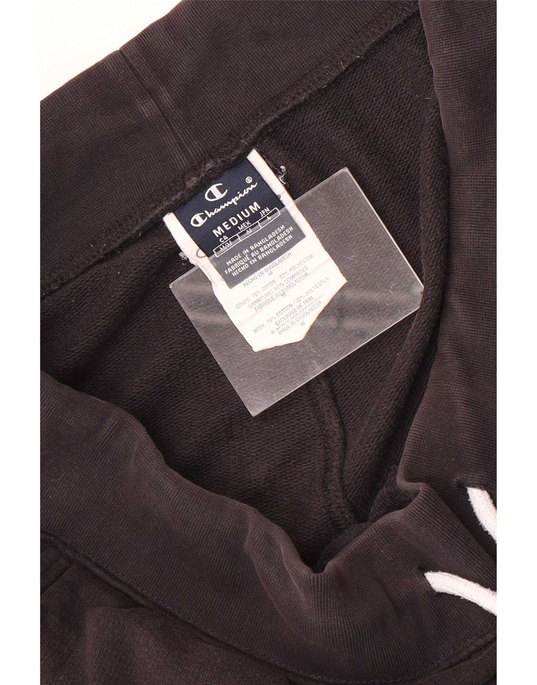 Pantaloncini sportivi da uomo Champion cotone medio nero