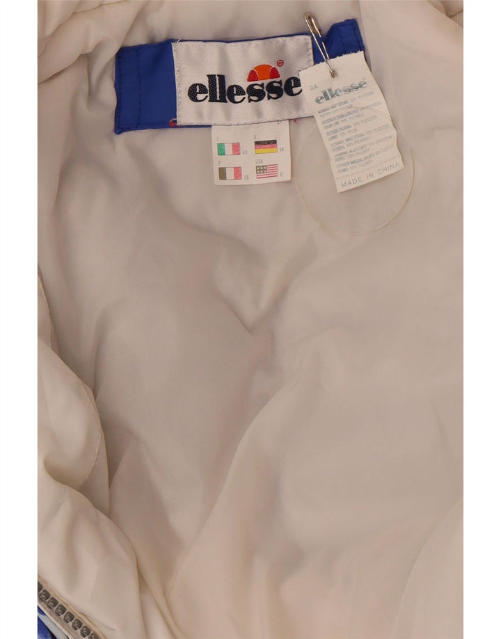 Tuta da sci oversize con cappuccio da donna Ellesse IT 40 Small White Floral
