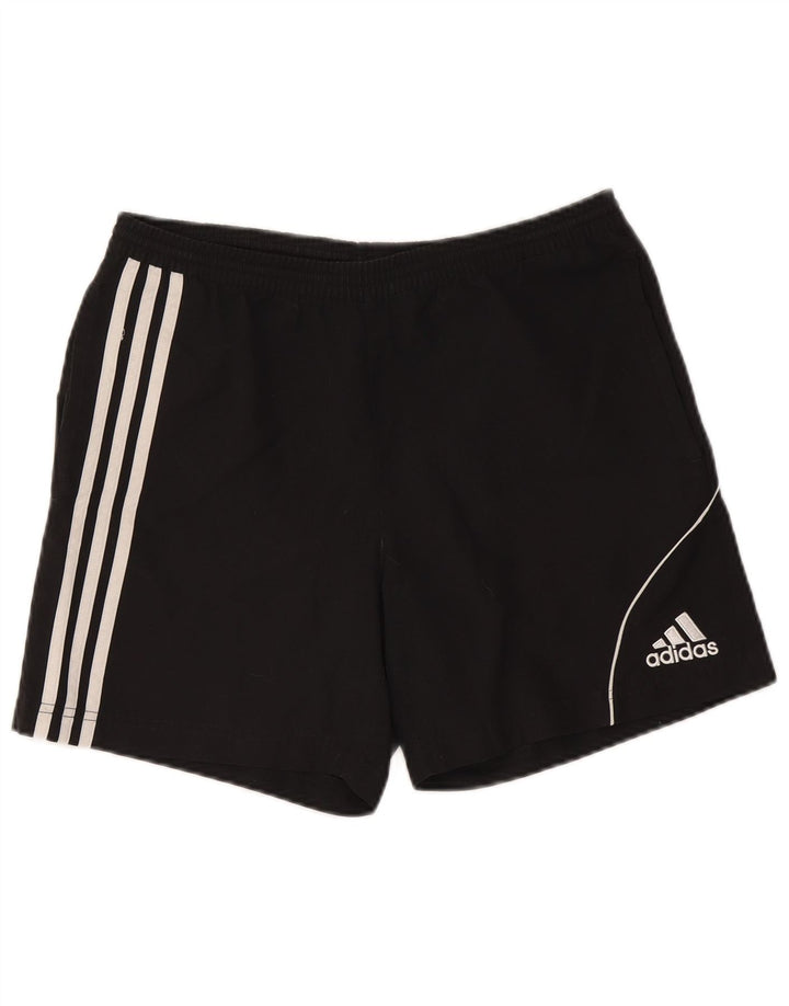 Pantaloncini sportivi Adidas da ragazzo 13-14 anni in poliestere nero