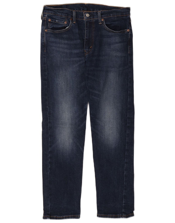 LEVI'S Jeans da uomo 502 affusolati W32 L28 cotone blu
