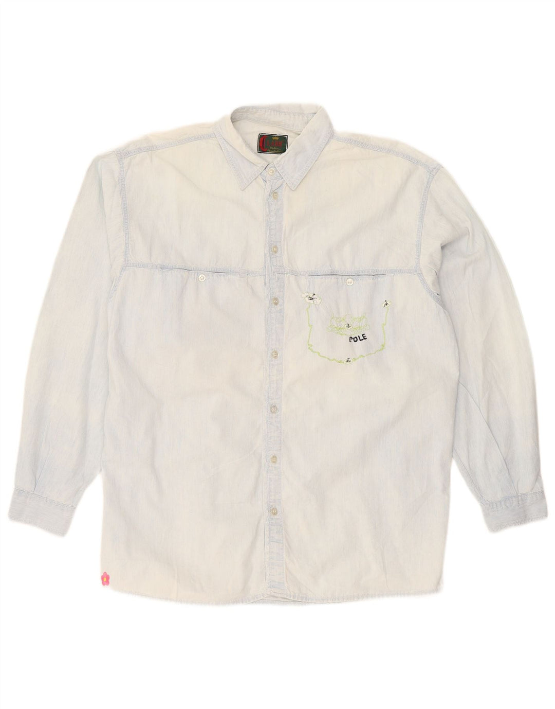 Camicia CLARK da uomo grande blu