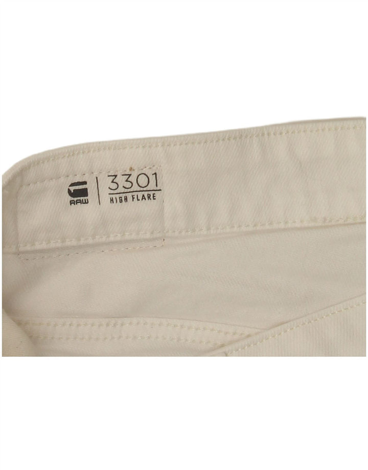 Jeans svasati a vita alta 3301 da donna G-Star W30 L33 bianchi