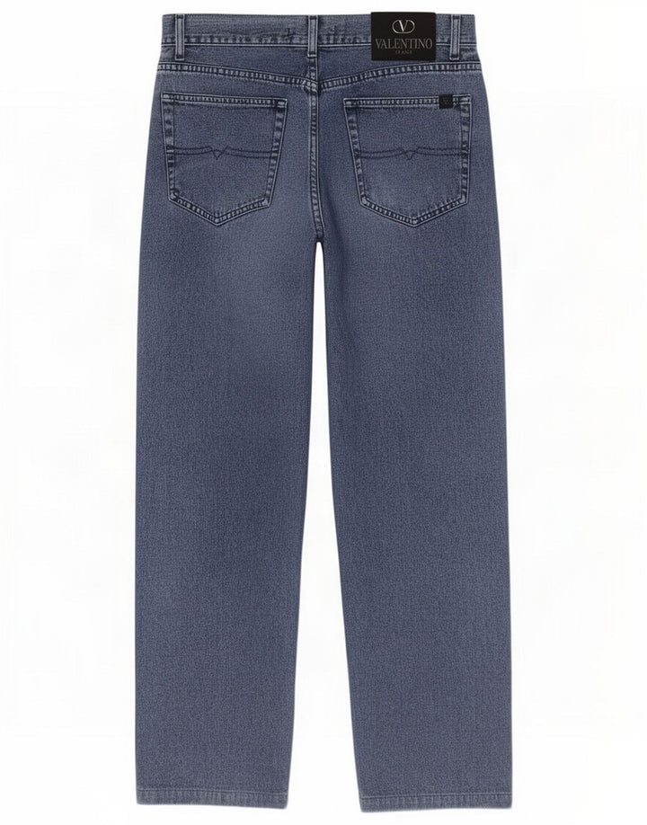 Valentino Jeans dritti da uomo W34 L29 Blu