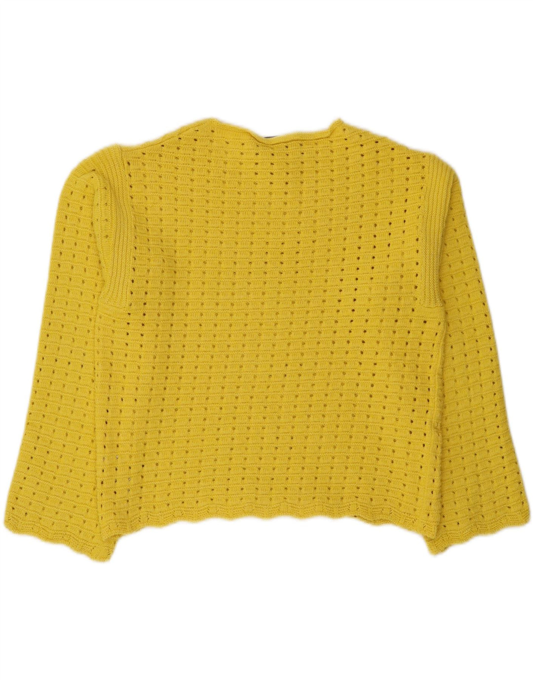 Maglione da donna Marks & Spencer con scollo a barca corto UK 14 Giallo medio