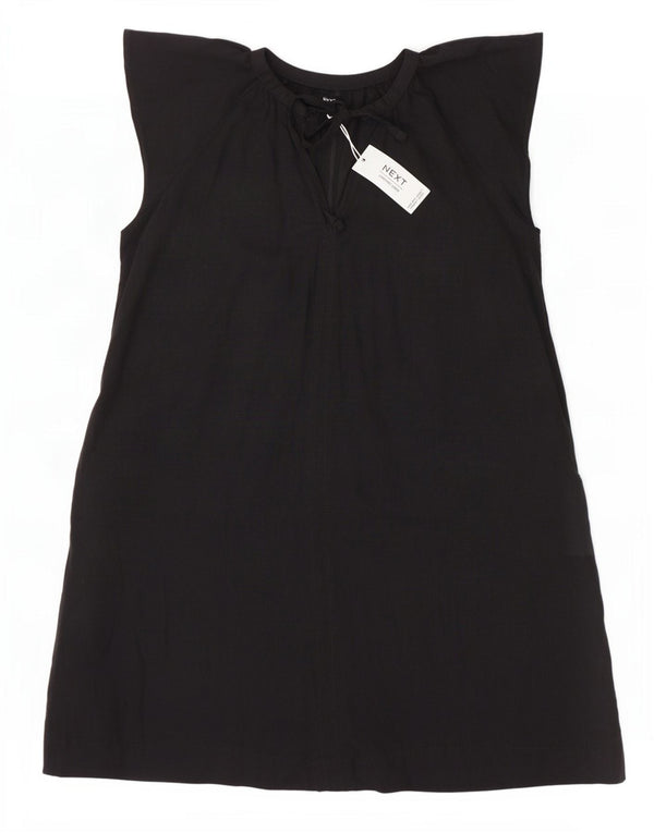 Abito a trapezio da donna UK 14 Large in viscosa nera