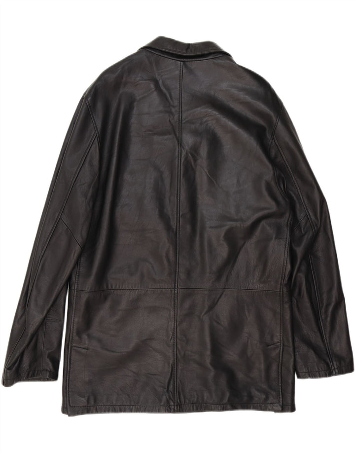 Giacca Pelle Uomo Conbipel IT 52 Large Pelle Nera