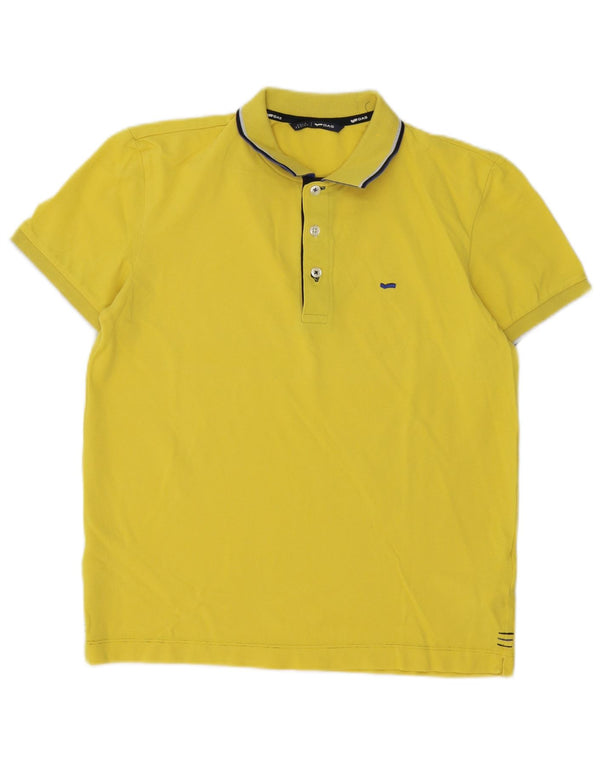 Polo Uomo Gas Cotone Rigato Medio Giallo