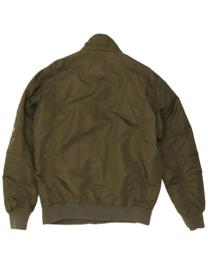 Giubbotto bomber da uomo Jack & Jones UK 38 nylon kaki medio
