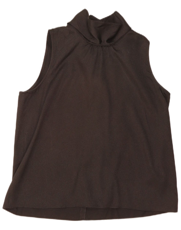 Camicetta senza maniche da donna DKNY Top UK 18 XL Poliestere nero