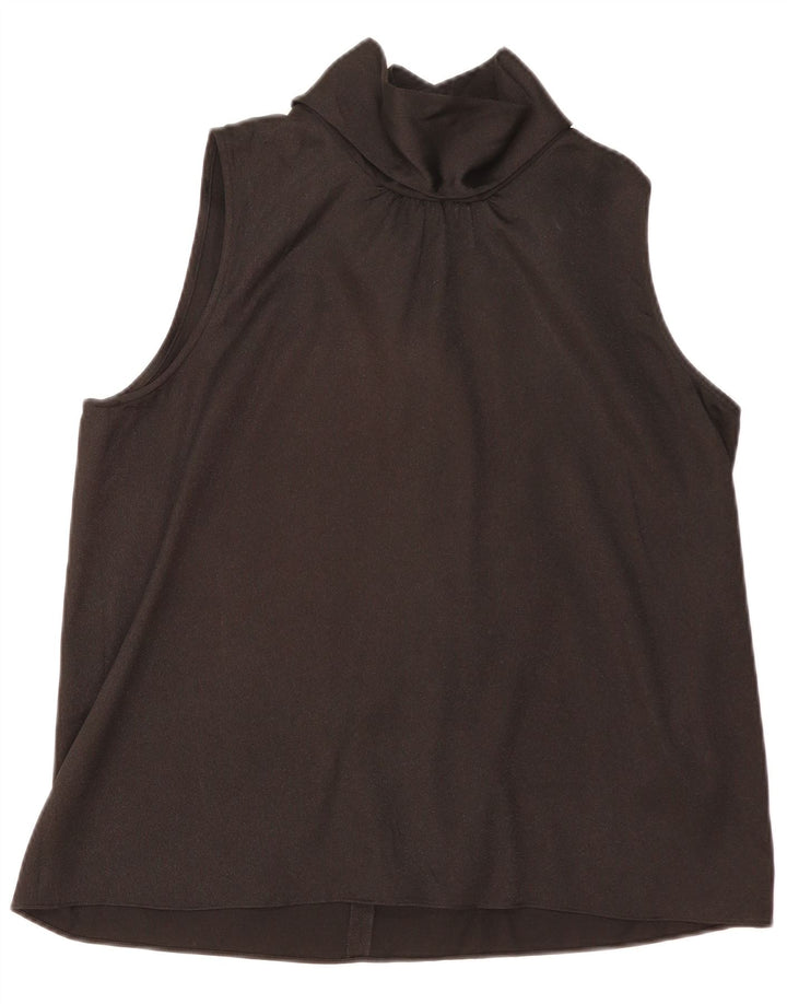 Camicetta senza maniche da donna DKNY Top UK 18 XL Poliestere nero