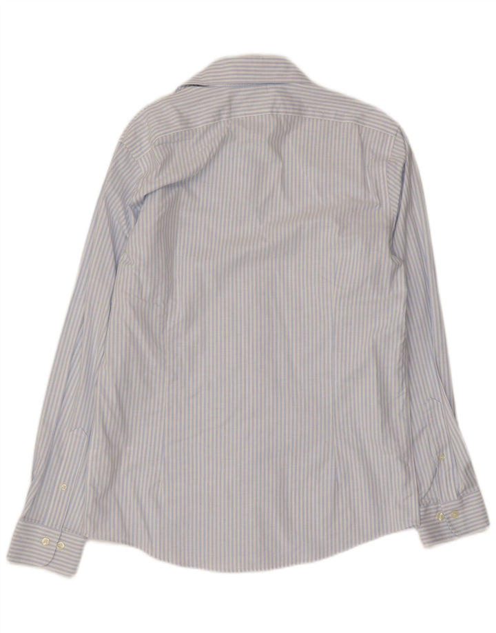 Camicia Milano da uomo Brooks Brothers in cotone a righe blu medio
