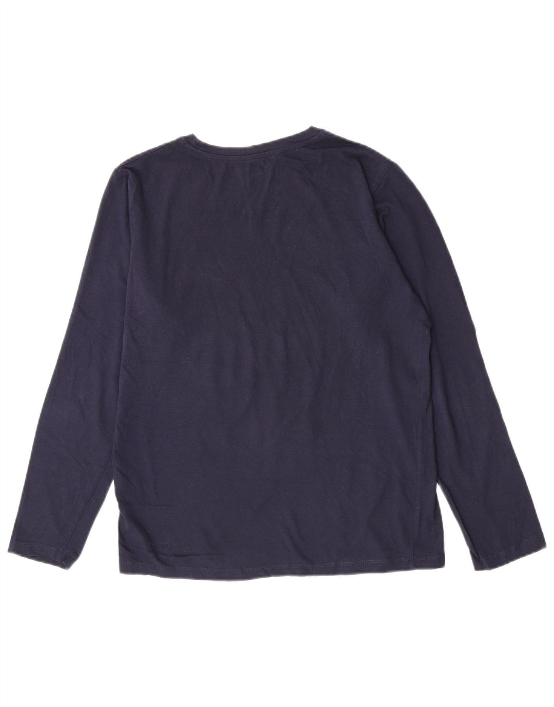 Jack & Jones Top grafico da uomo a maniche lunghe piccolo in cotone blu navy