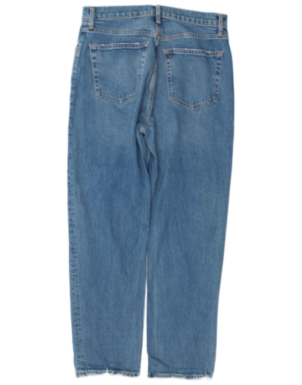 Jeans affusolati a vita alta da donna Zara EU 40 medio W30 L28 cotone blu