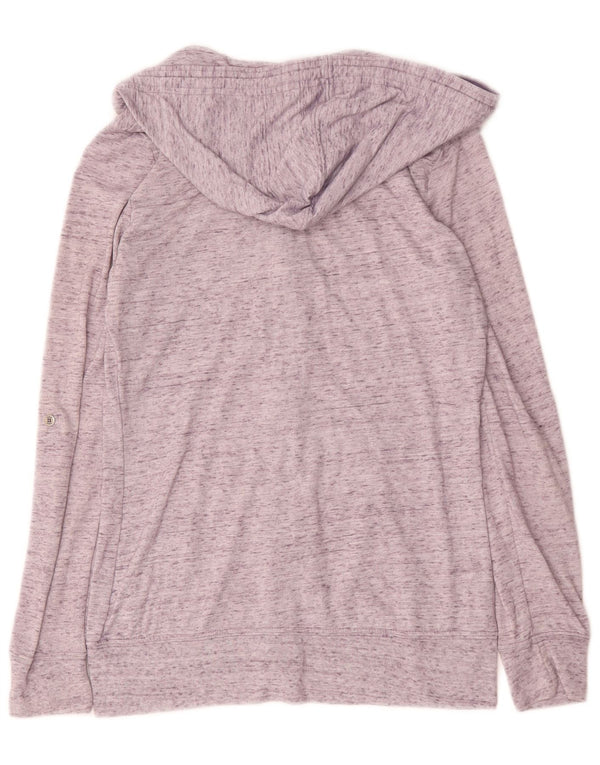 Maglione con cappuccio e zip da donna Carhartt US 8/10 cotone screziato viola medio