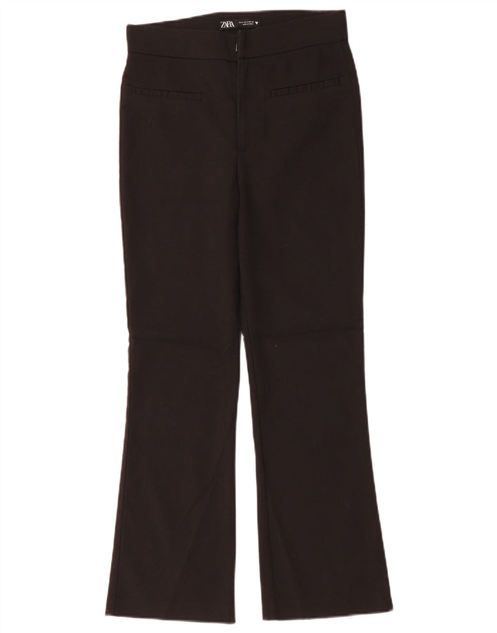 Pantaloni casual Bootcut da donna Zara piccoli W26 L26 neri