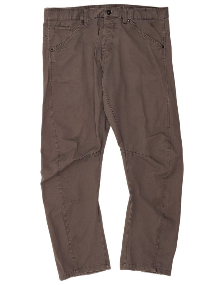 JACK & JONES Pantaloni casual dritti da uomo W38 L32 Poliestere grigio