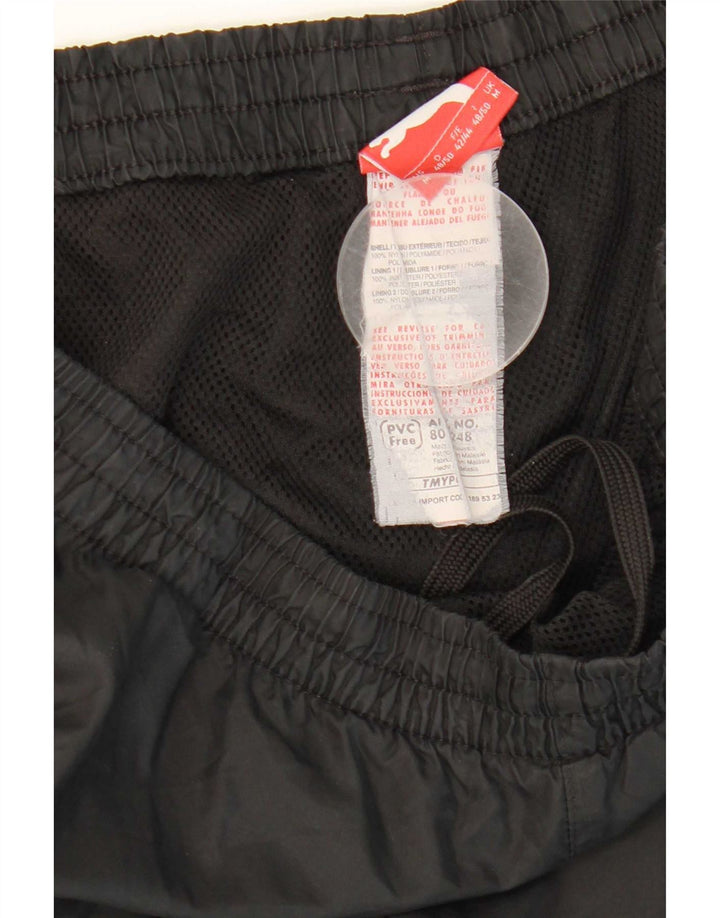 Pantaloni da tuta grafica da uomo Puma Medium neri in poliammide