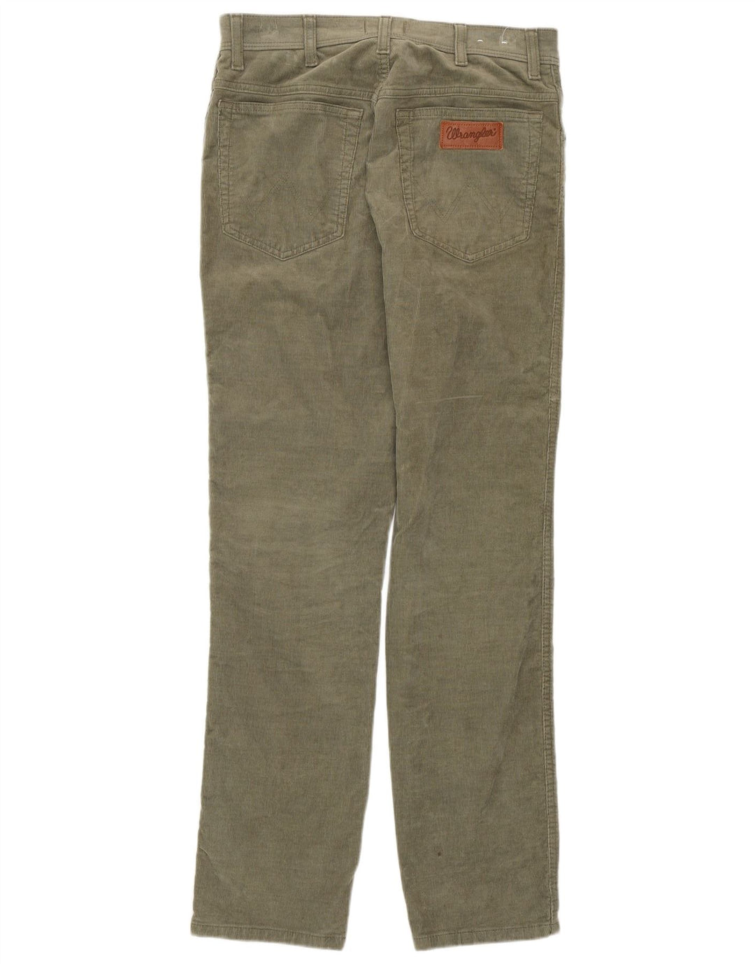 Pantaloni Wrangler da uomo Texas slim fit in velluto a coste W32 L32 cotone verde