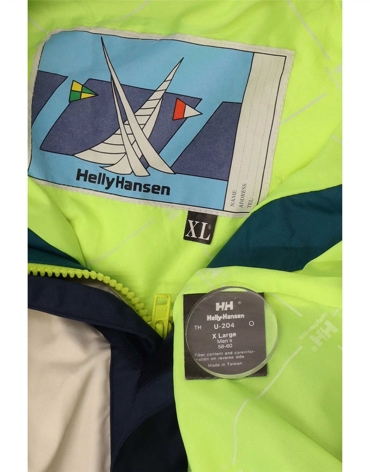 Giacca a vento da uomo Helly Hansen IT 58/60 4XL Blu navy color block