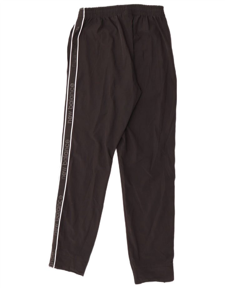New Balance Pantaloni da tuta da uomo con grafica Joggers piccoli in poliestere nero
