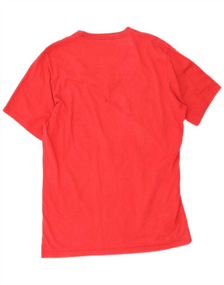 T-shirt grafica da uomo Barbour Top XL in cotone rosso