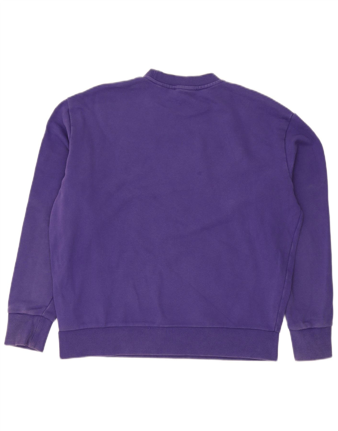 Diesel Felpa grafica da uomo Maglione Piccolo logo in cotone viola