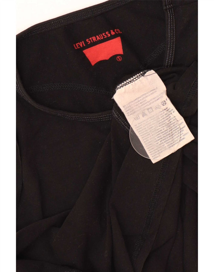 T-shirt da donna Levi's Top UK 10 piccola in cotone nero