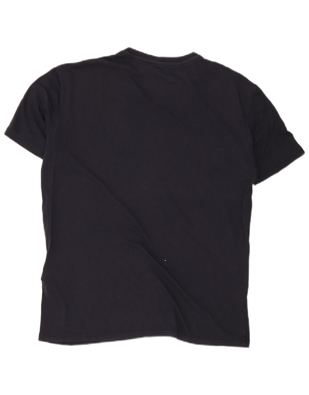 Armani Jeans T-shirt da uomo Top Large in cotone blu navy