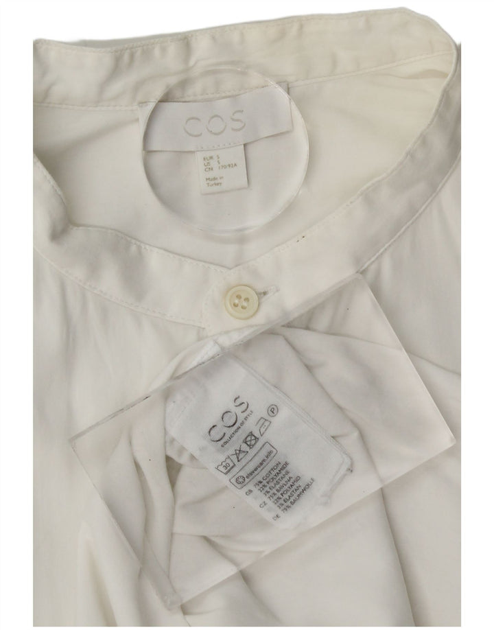 Camicia pullover da uomo Cos piccola in cotone bianco