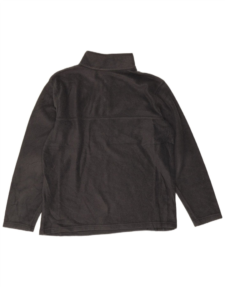 Maglione in pile da uomo Columbia con collo a bottoni, grande poliestere grigio
