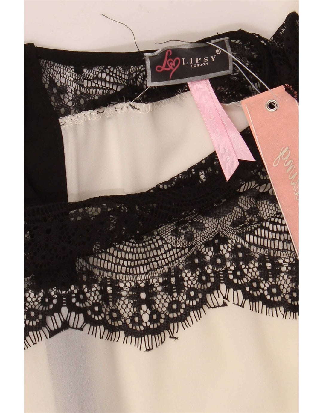 Camicetta da donna Lipsy UK 12 Poliestere floreale bianco medio