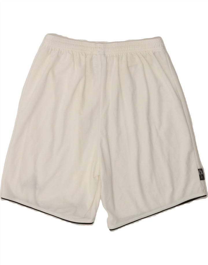 ADIDAS Mens Climalite Sport Shorts Large  White Polyester Vintage Adidas and Second-Hand Adidas from Messina Hembry 