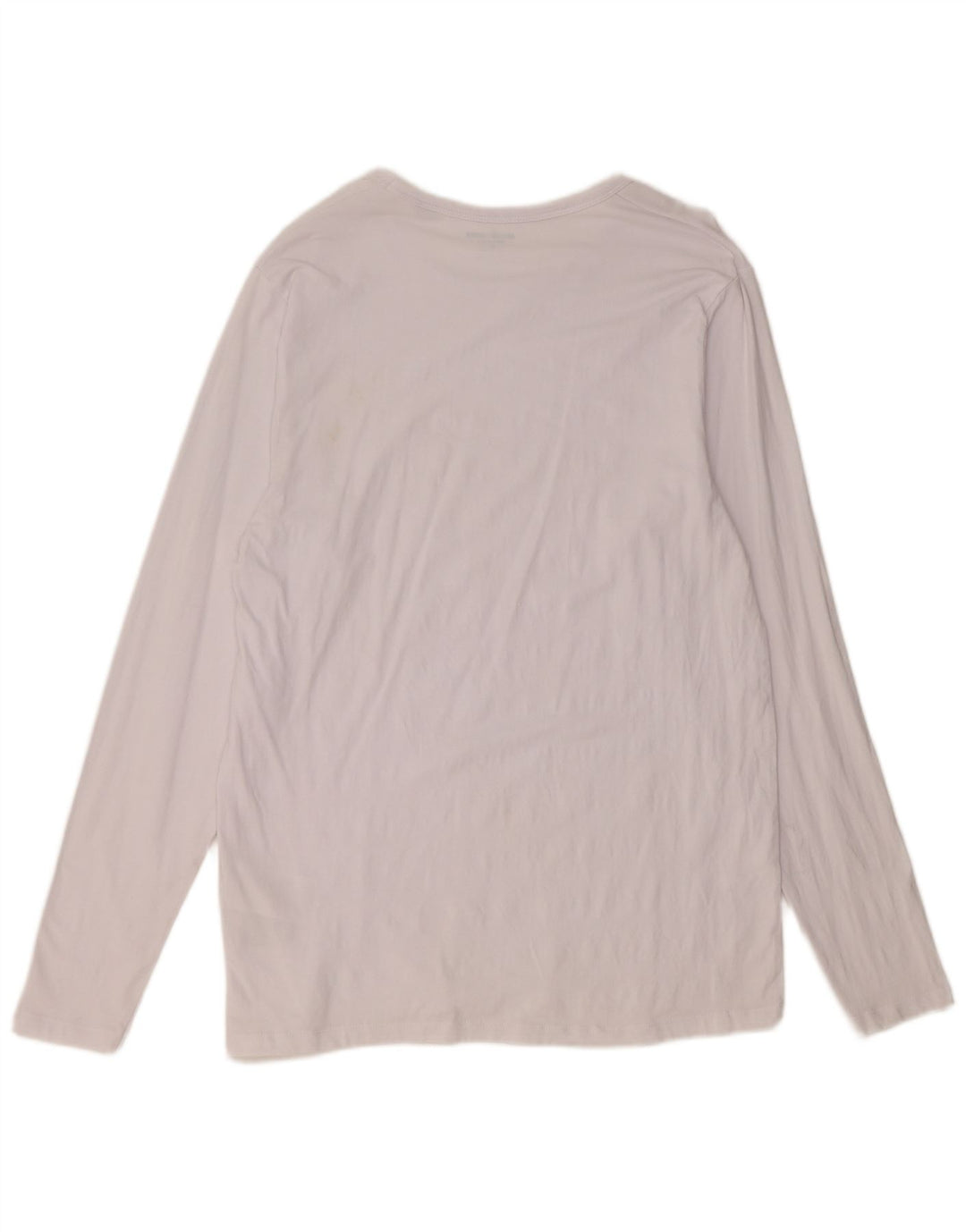 Jack & Jones Top da uomo a maniche lunghe XL in cotone bianco